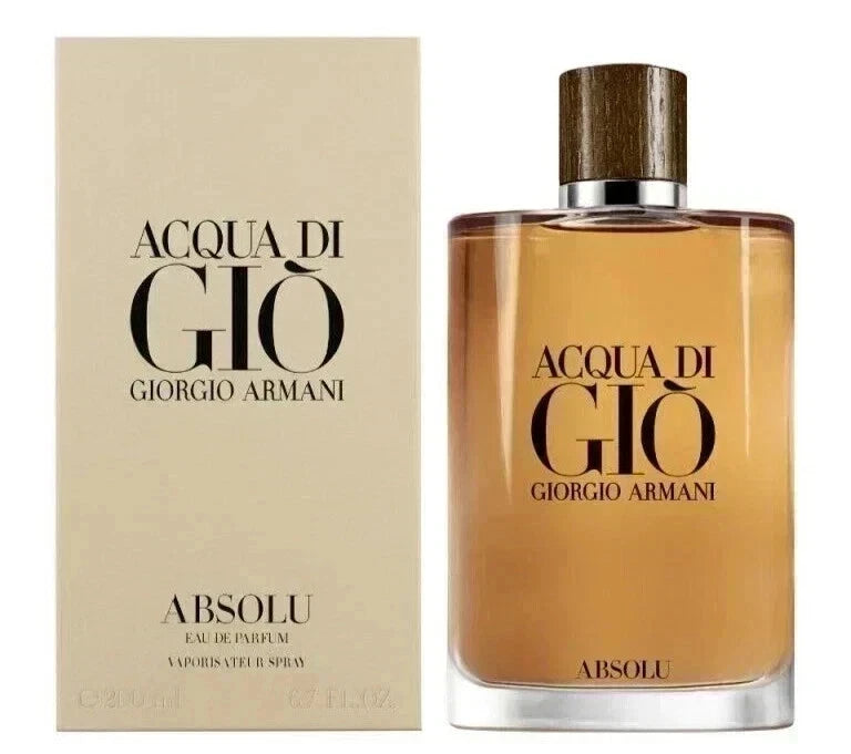 GIORGIO ARMANI ACQUA DI GIO ABSOLU EAU DE PARFUM 6.7 Oz / 200 ml Free Shipping