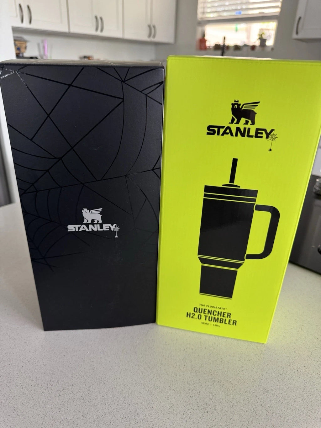 New Stanley Halloween “Web Glow” 40oz Quencher H2.0 Flowstate Tumbler
