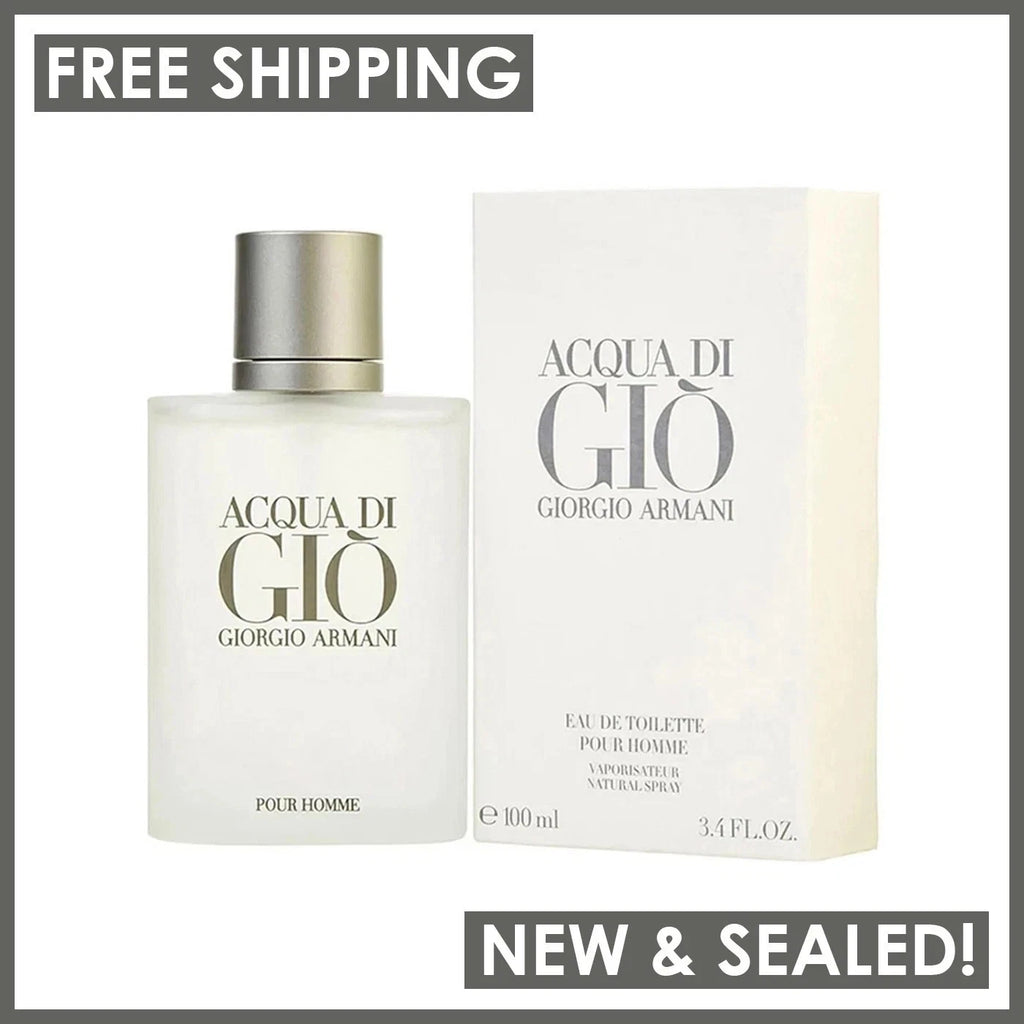 Acqua Di Gio Giorgio Armani EDT 3.4 oz 100ml Cologne for Men Spray