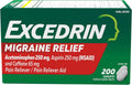 Excedrin Migraine Relief Caplets 200–Count – Headache & Migraine Relief