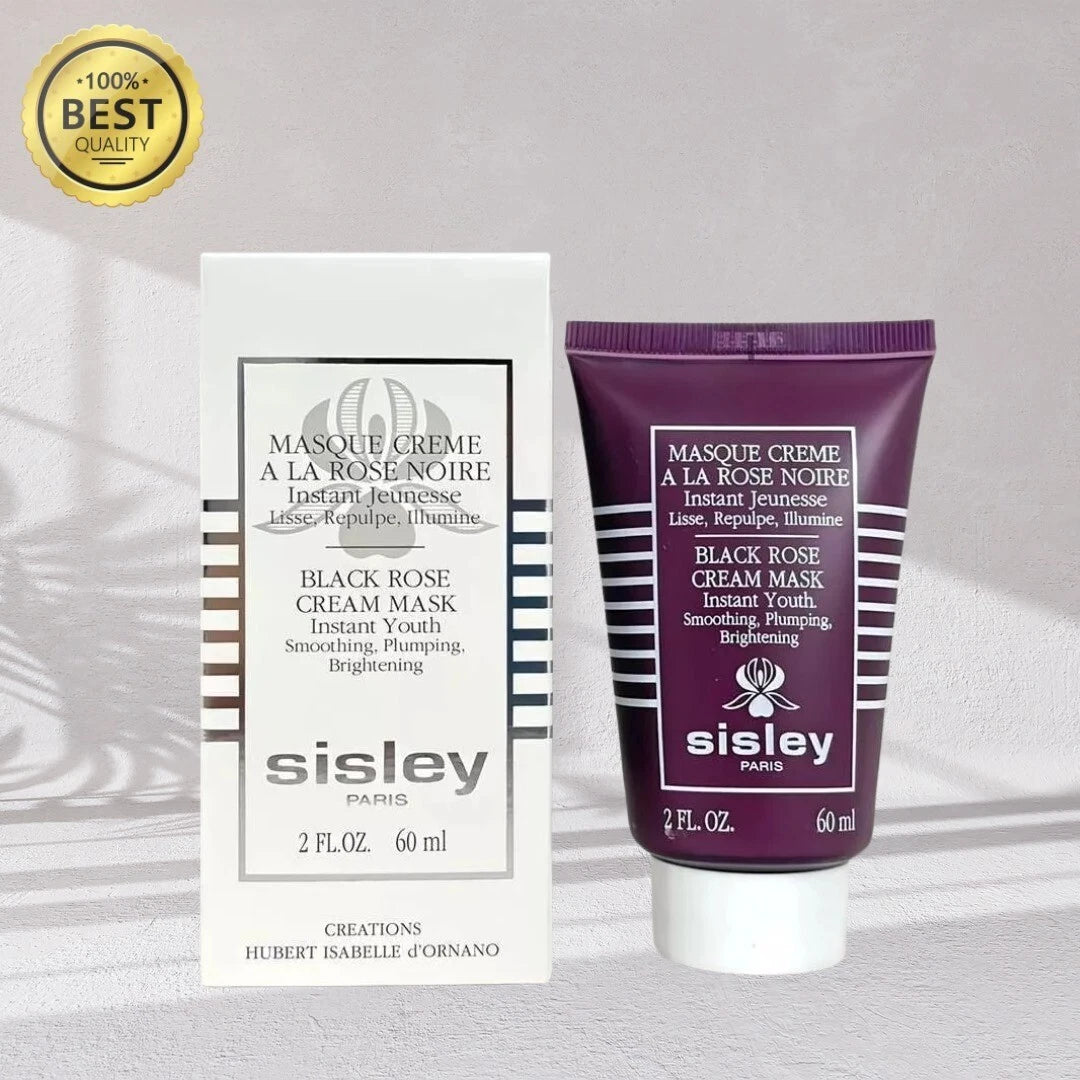 Sisley Paris Black Rose Cream Mask Instant Youth 2 oz/60 ml fast shipping