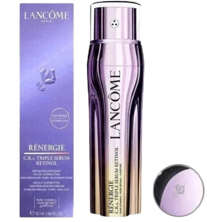 Lancome Renergie C.R.x Triple Serum RETINOL 1.7 oz / 50mL New in Box