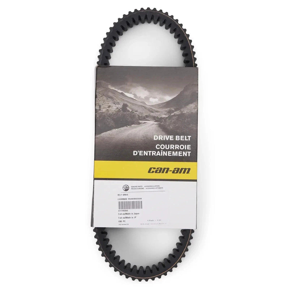 Can-Am Performance Heavy-Duty Mechanical Drive Belt For 366
