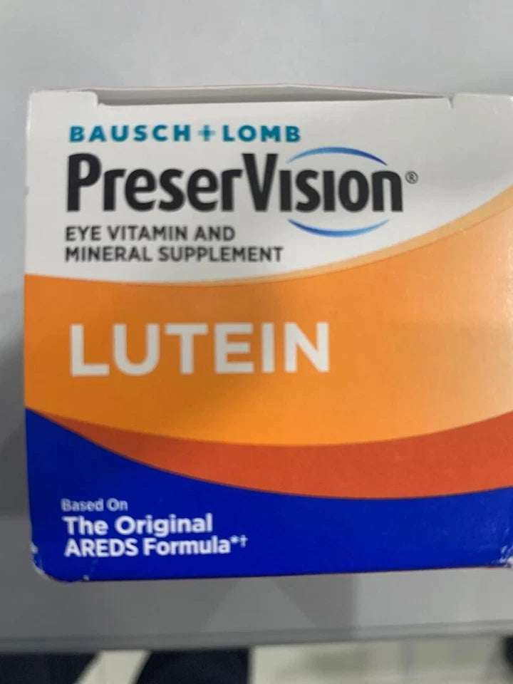 Bausch & Lomb PreserVision AREDS Lutein Eye supplement 120 Softgels (Pack Of 2)